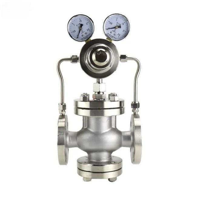 Stainless Steel WCB Gas Pilot Piston Type Valve, Pressure Reducing Relief Valve