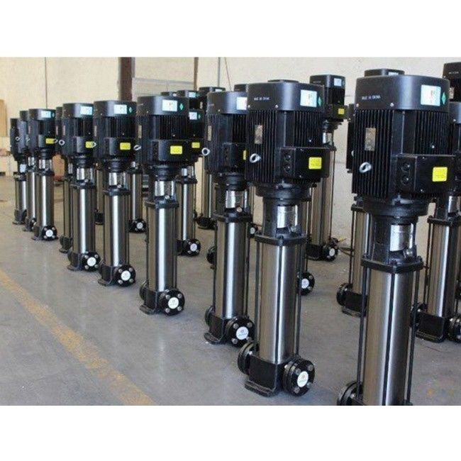 Heavy Duty SS304 Vertical Multistage Pump Untuk Perlombaan Transfer Air Industri