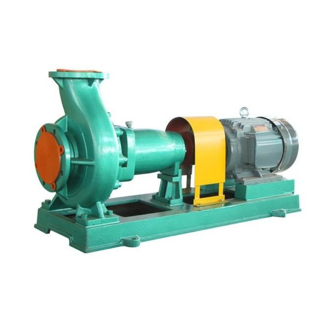 IHF Fluoroplastik centrifugal pompa korosi tahan Pompa kimia horizontal PTFE dilapisi